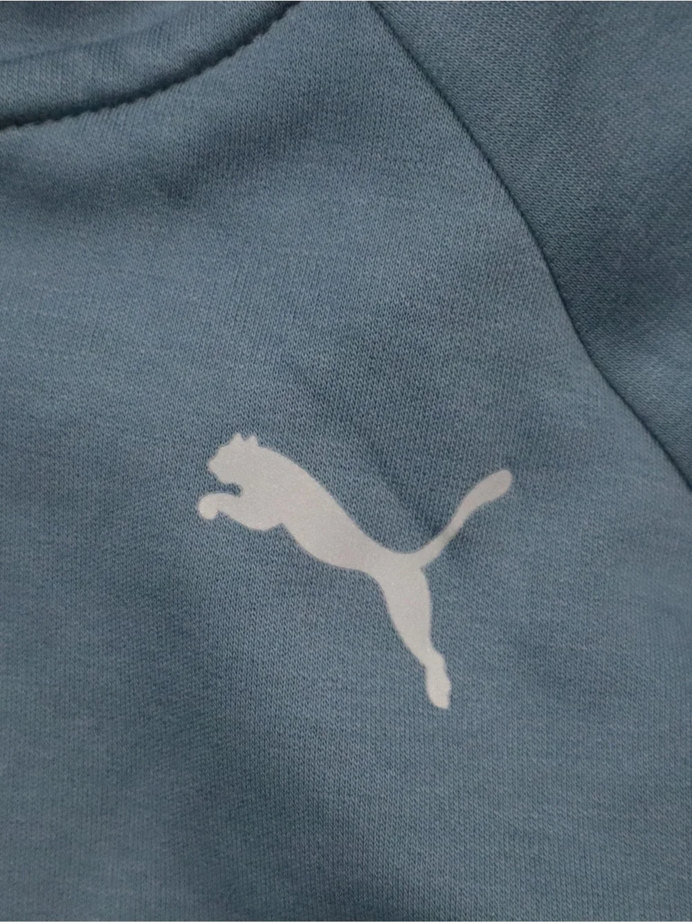PUMA Evostripe Full-Zip Hoodie Men's XL Blue/Gray DryCell Moisture Management